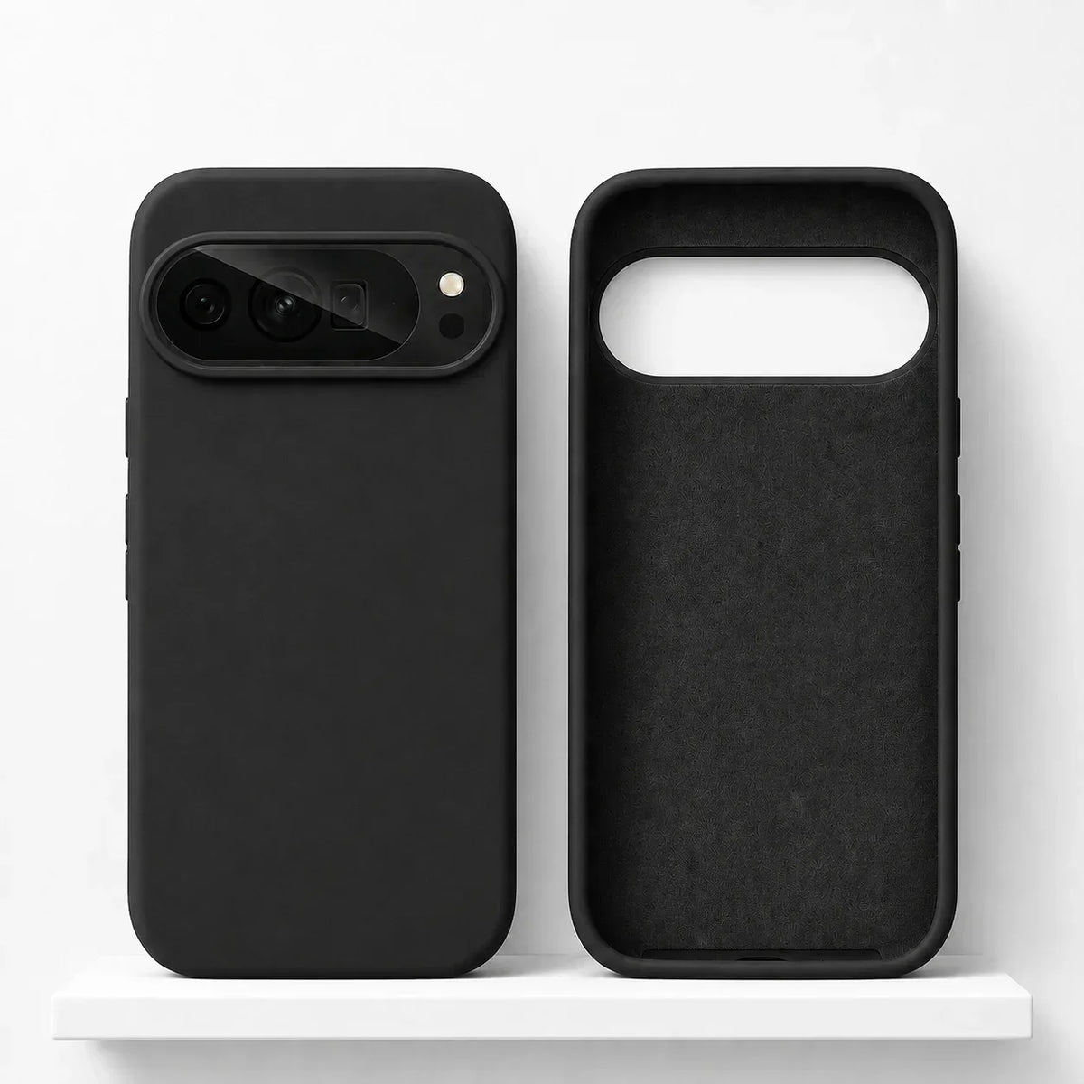 Vloeibaar Siliconen Telefoonhoesje Google Pixel Beschermhoes Draadloos Opladen Compatibel Shockproof