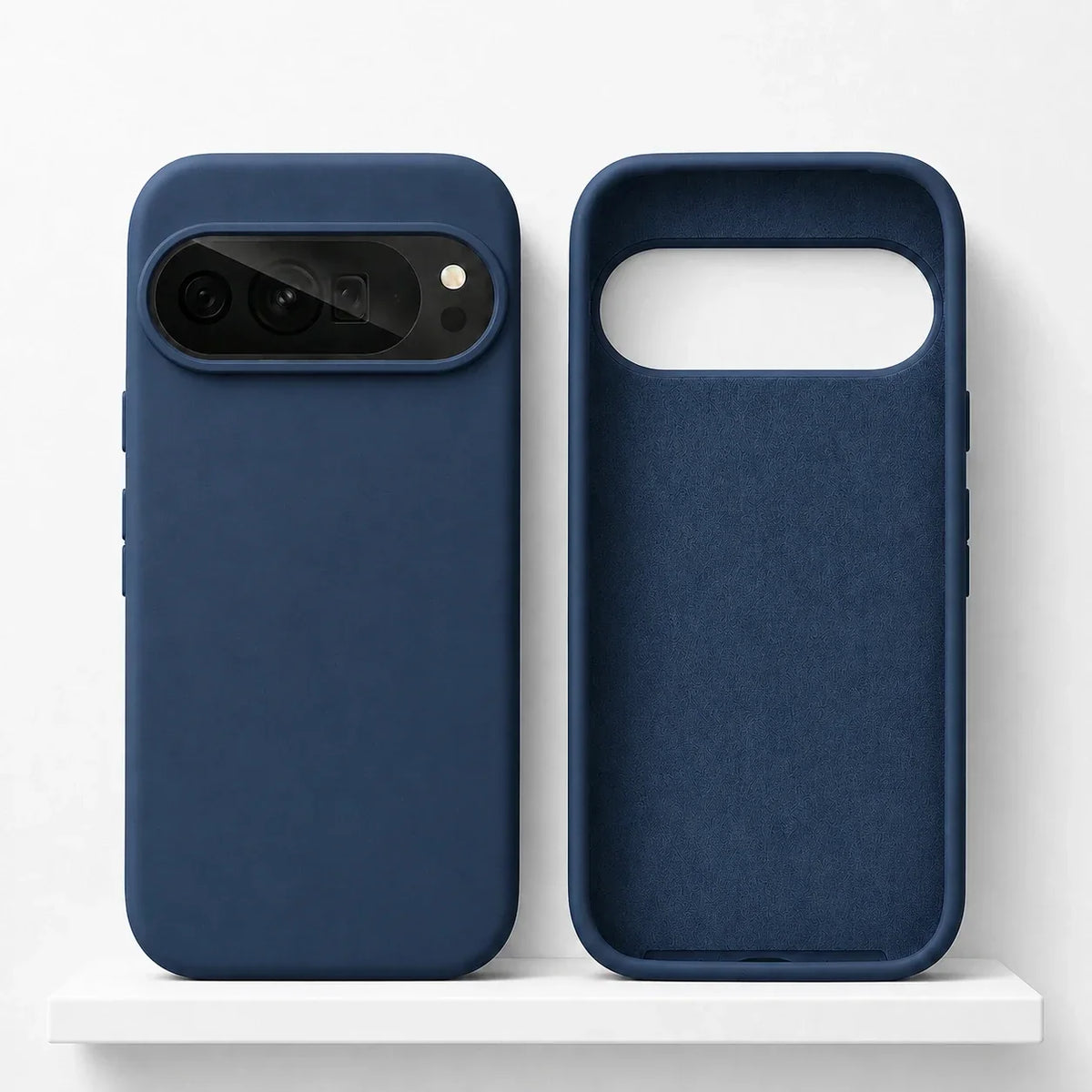 Vloeibaar Siliconen Telefoonhoesje Google Pixel Beschermhoes Draadloos Opladen Compatibel Shockproof