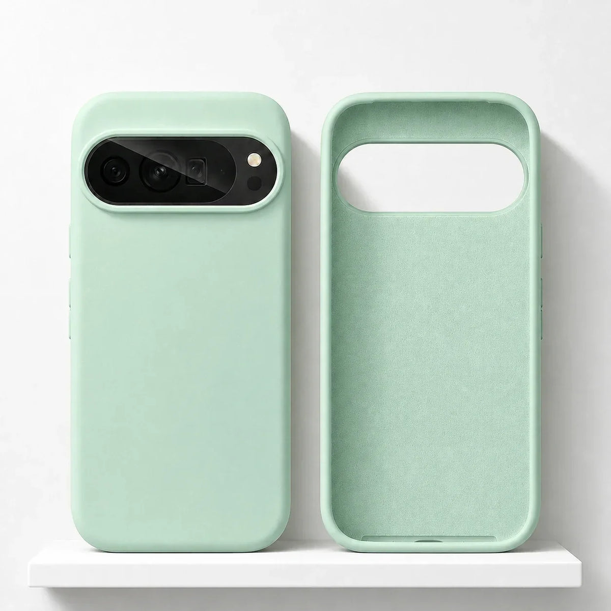 Vloeibaar Siliconen Telefoonhoesje Google Pixel Beschermhoes Draadloos Opladen Compatibel Shockproof