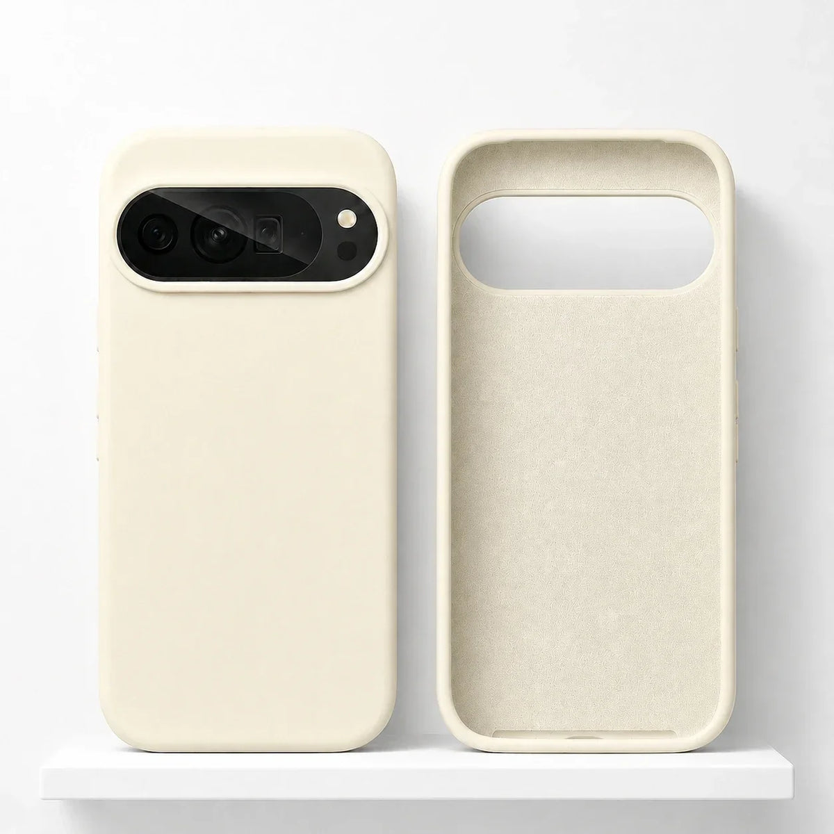 Vloeibaar Siliconen Telefoonhoesje Google Pixel Beschermhoes Draadloos Opladen Compatibel Shockproof
