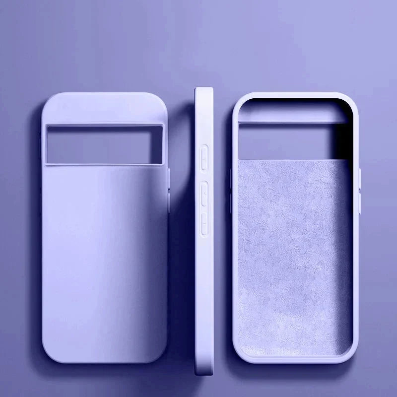 Vloeibaar Siliconen Telefoonhoesje Google Pixel Beschermhoes Draadloos Opladen Compatibel Shockproof