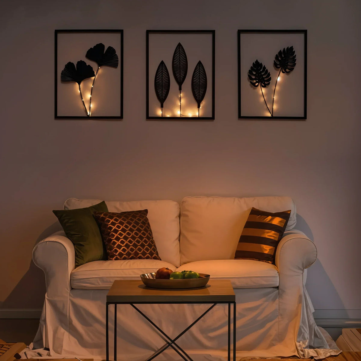 LED Bladlijst met Kleurwisseling voor Binnen - Decoratief Lichtobject voor Sfeervolle Kamers en Woonruimtes