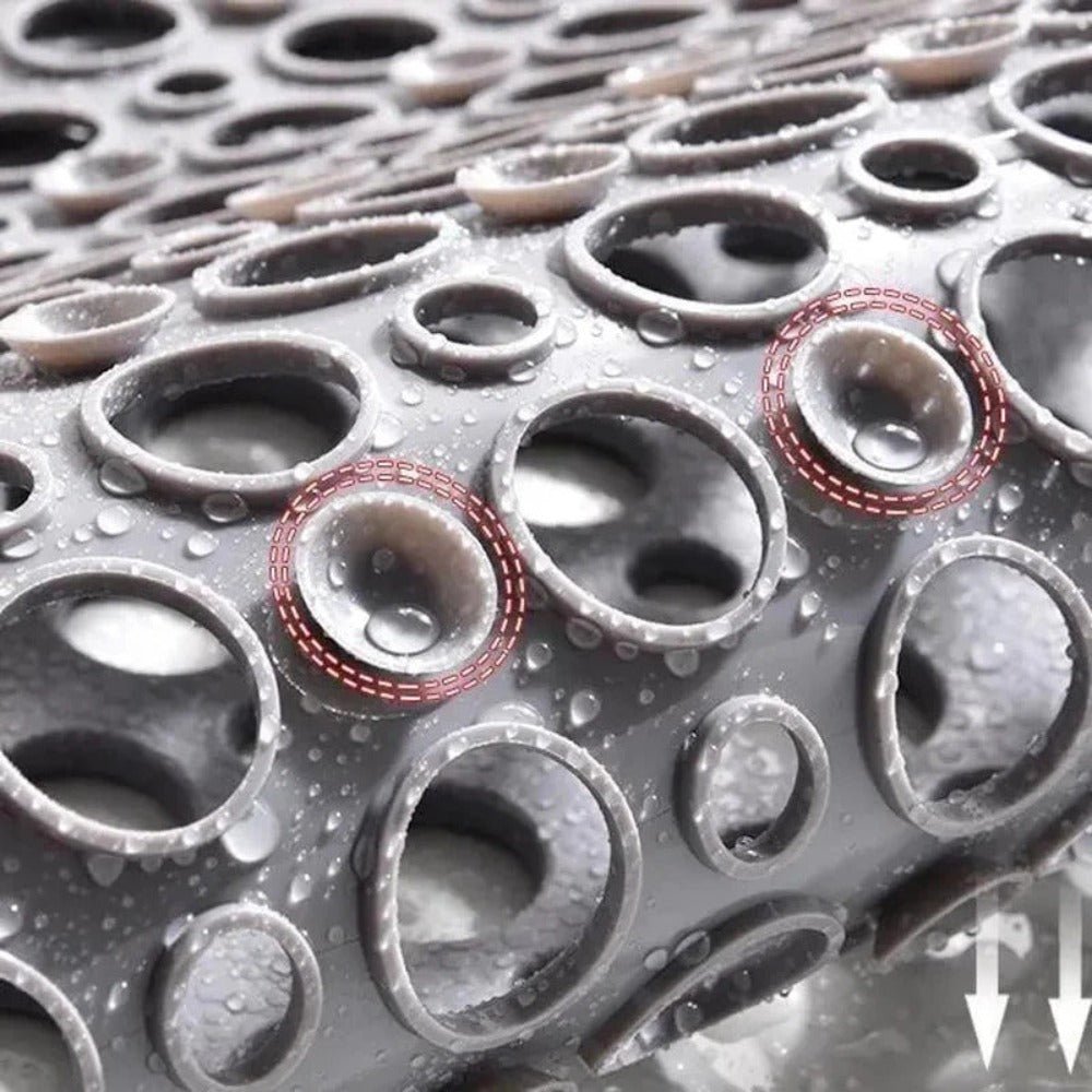 Antislip Douchemat met Zuigbekers & Snelle Drainage