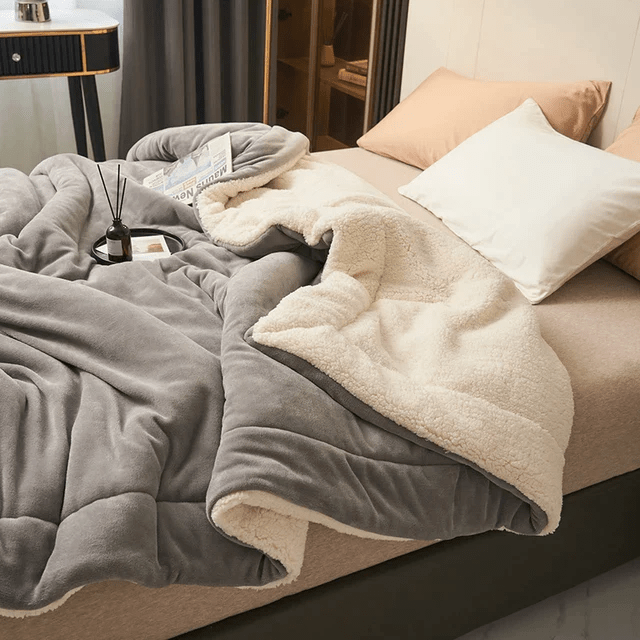Fleece Plaid Flanel 100x120 tot 200x230 cm Grijs Beige Blauw Roze Oranje Turquoise Bank Bed Woonkamer