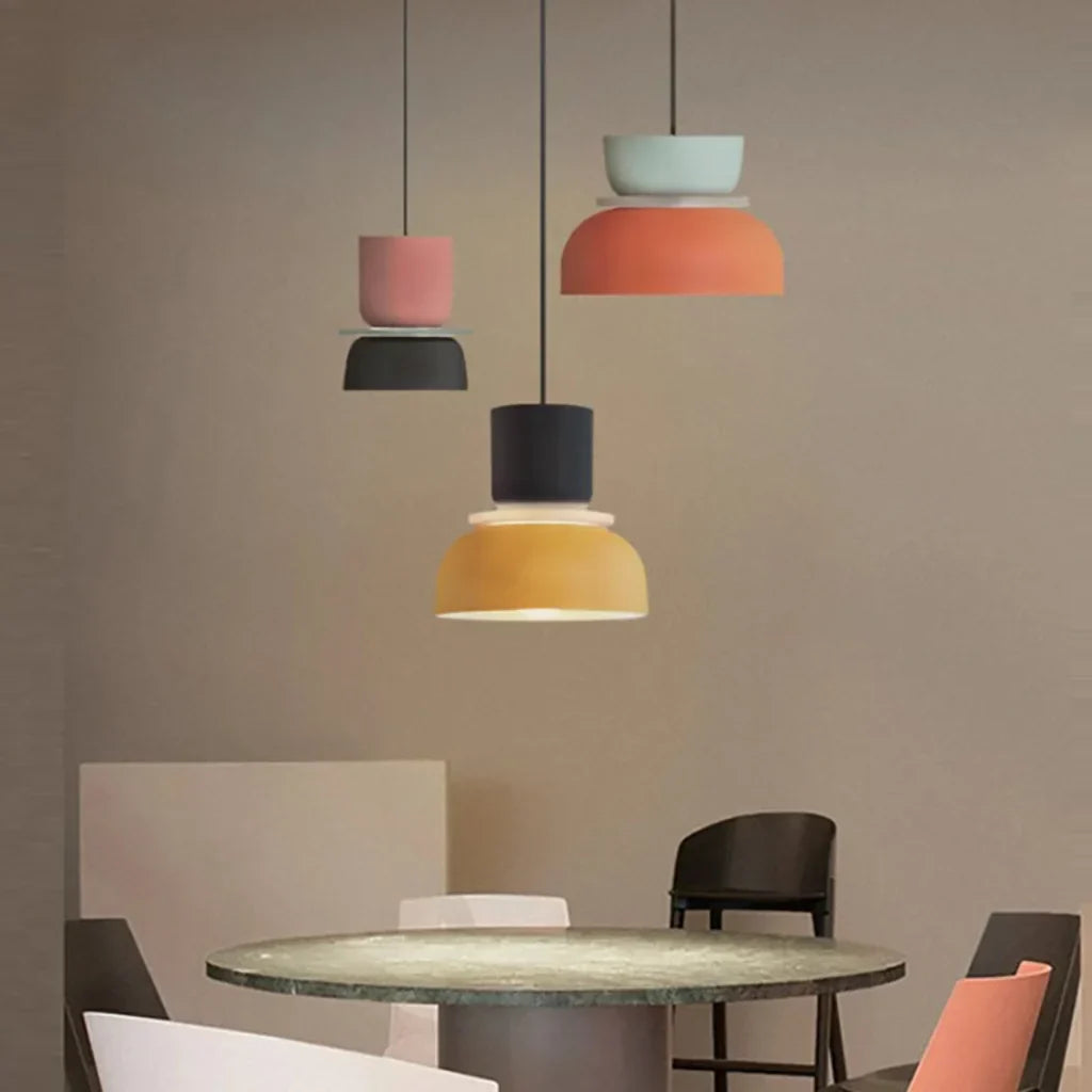 Lucie Nordic Hanglamp met Kleuraccenten