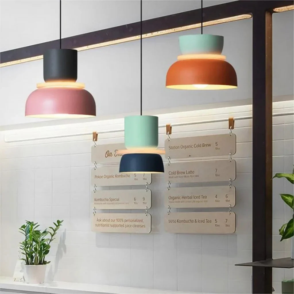 Lucie Nordic Hanglamp met Kleuraccenten