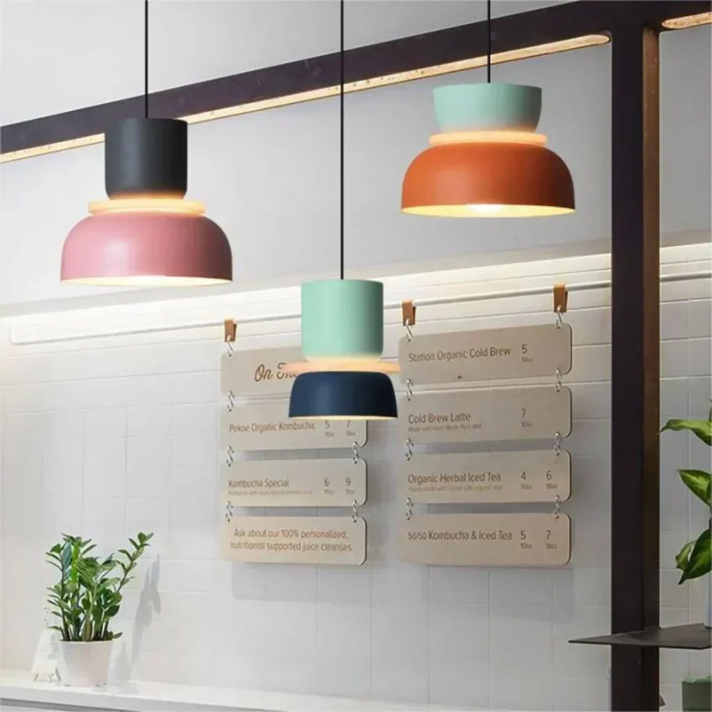 Acryl Hanglamp Nyra Meerkleurig Lampenkap Bolvorm Met E27 Fitting Drie Verlichtingsmodi
