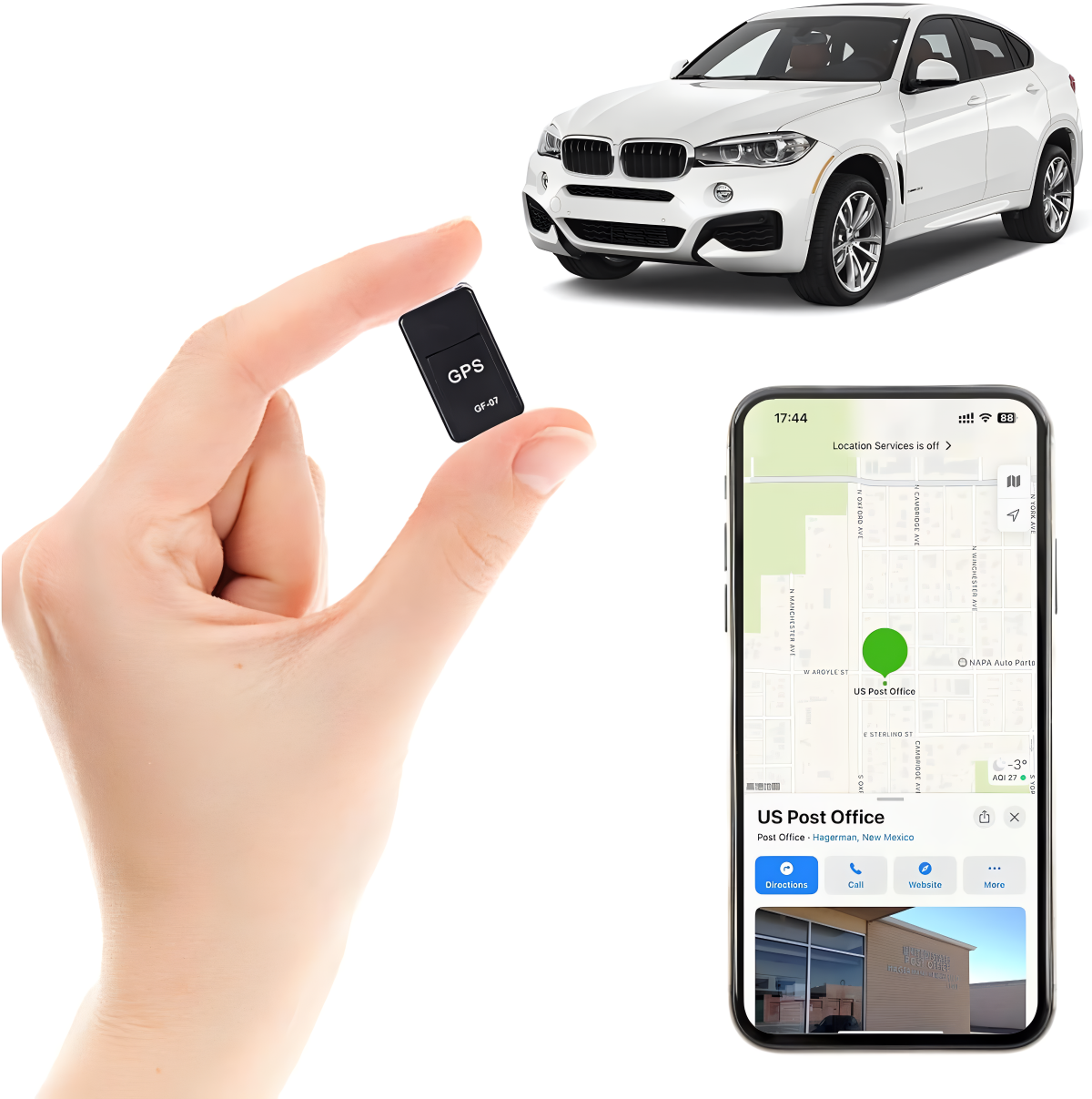 Compacte GPS Tracker met Magneet Real-Time Voertuigvolgsysteem Wereldwijd Gebruik Waterdicht 180 Dagen