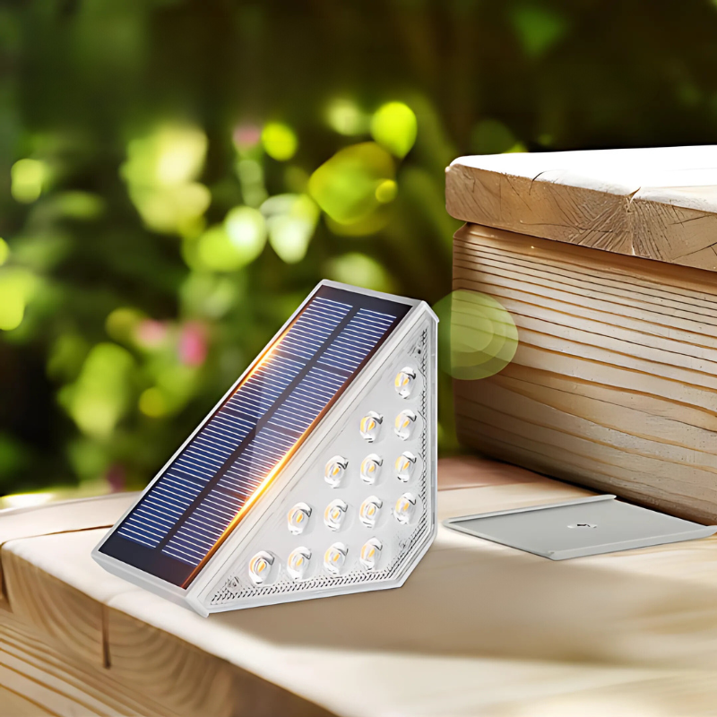 Solar Buitenlamp met Bewegingssensor IP65 Waterdicht voor Trap Tuinpad Automatische Trapverlichting LED