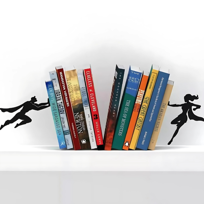 Magnetische Superheld Boekensteun Zwevend Effect Decoratief Metaal Kantoor Kamer Woonkamer Accessoires
