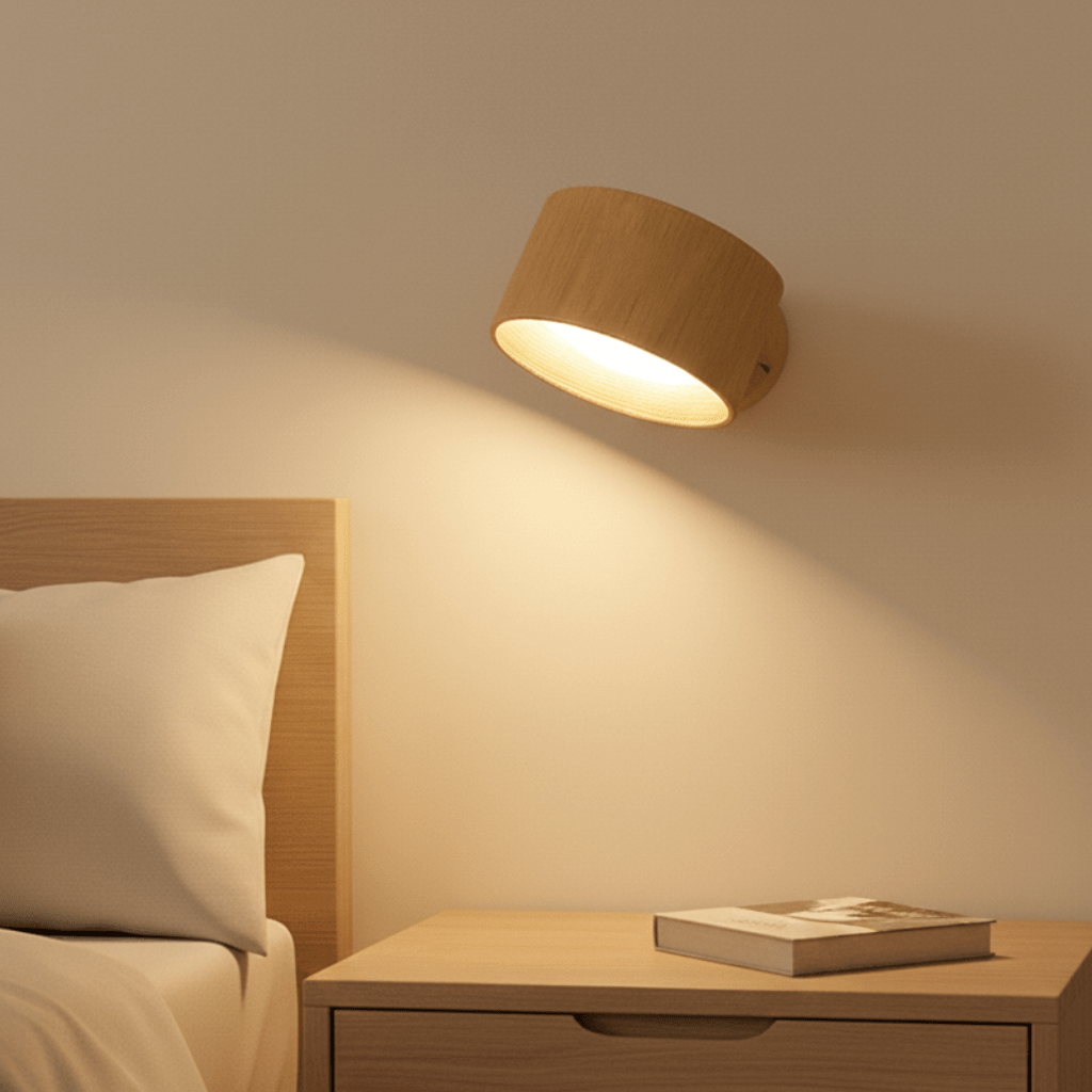 Draadloze Wandlamp met Afstandsbediening - Scandinavische LED Wandverlichting Zonder Kabel
