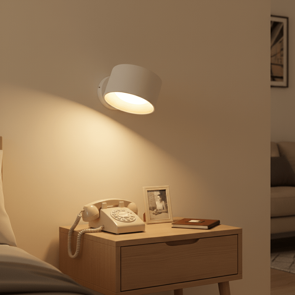 Draadloze Wandlamp met Afstandsbediening - Scandinavische LED Wandverlichting Zonder Kabel