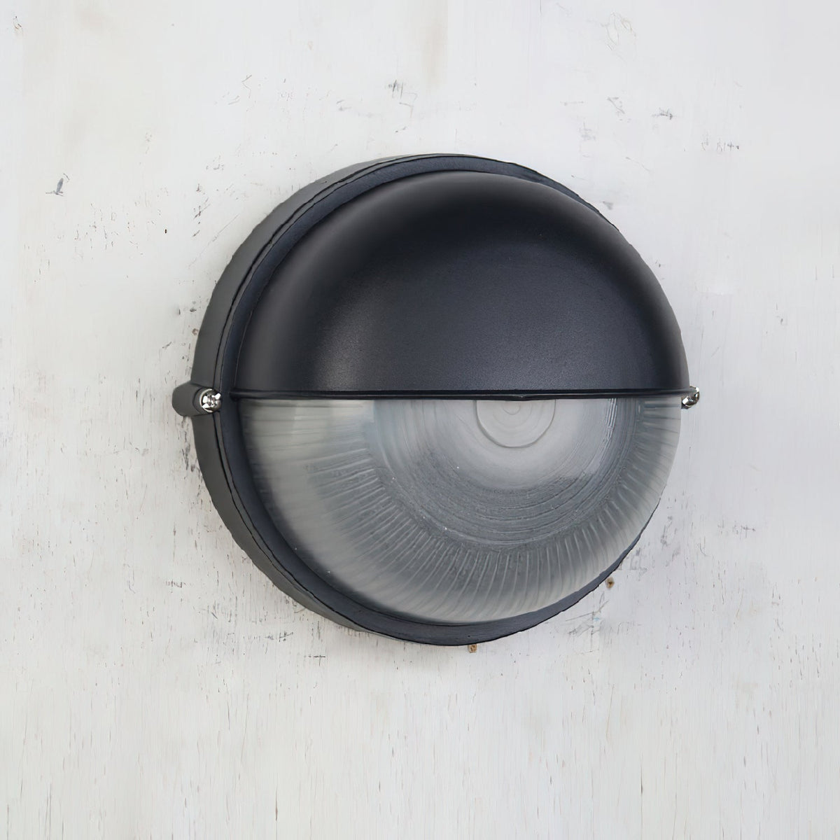 Vintage Buitenlamp Messing met Glazen Kap - Wandverlichting voor Terras & Tuin