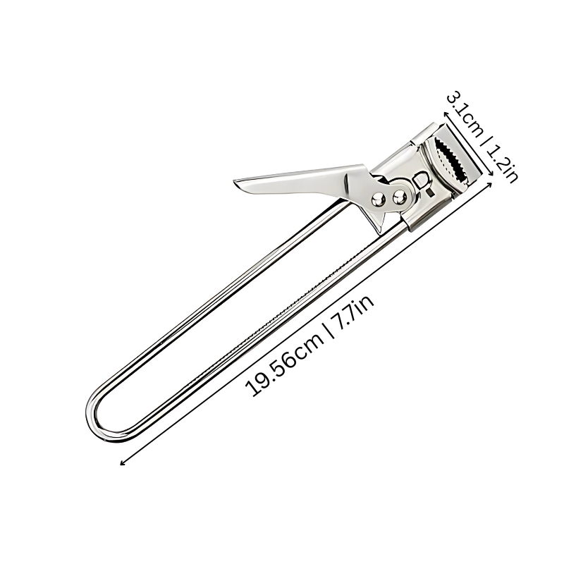 Verstelbare Dekselopener Edelstaal Pottenopener Flessenopener Artritis Senioren Keuken Hulpmiddel Grip