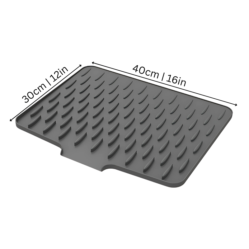Siliconen Afvoer- & Droogmat voor de Keuken - Hittebestendig, Antislip & Snel Droog | Multifunctionele Afdruipmat