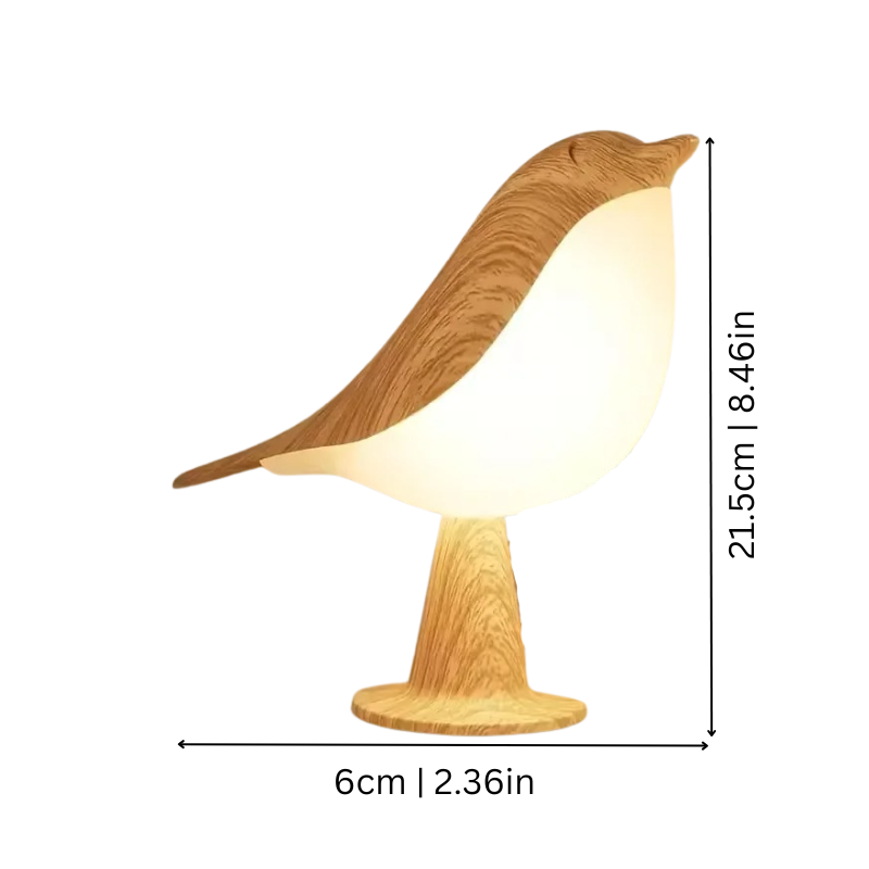 Dimbare Vogel Lamp met Aroma Diffuser - Draadloze Sfeerlamp voor Interieur