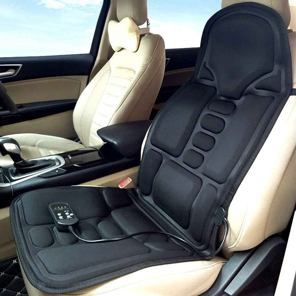 Elektrische Massagekussen met 8 Programma's Verwarmde Neksteun Shiatsu voor Stoel Auto Thuis Relaxatie