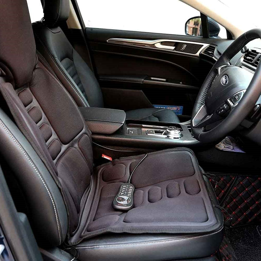 Elektrische Massagekussen met 8 Programma's Verwarmde Neksteun Shiatsu voor Stoel Auto Thuis Relaxatie