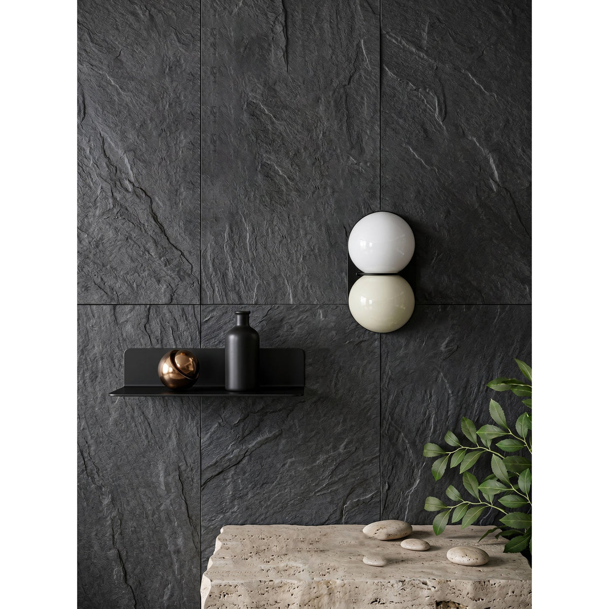 Moderne Dubbele Glazen Wandlamp - Speelse Verlichting met Gekleurde Glazen voor Slaapkamer & Kinderkamer