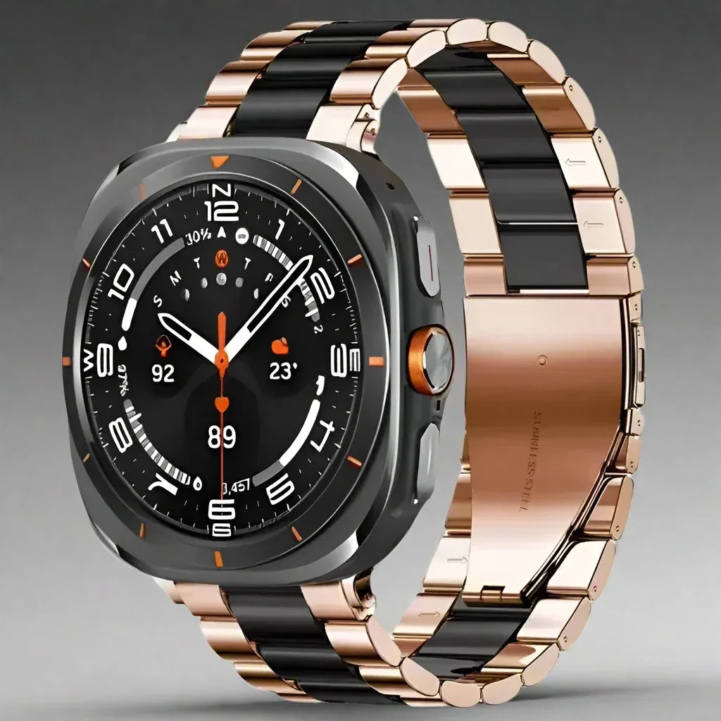 Roestvrijstalen Horlogeband 47mm Smartwatch Metalen Bandje Premium Finish Verstelbaar Polsband Elegant
