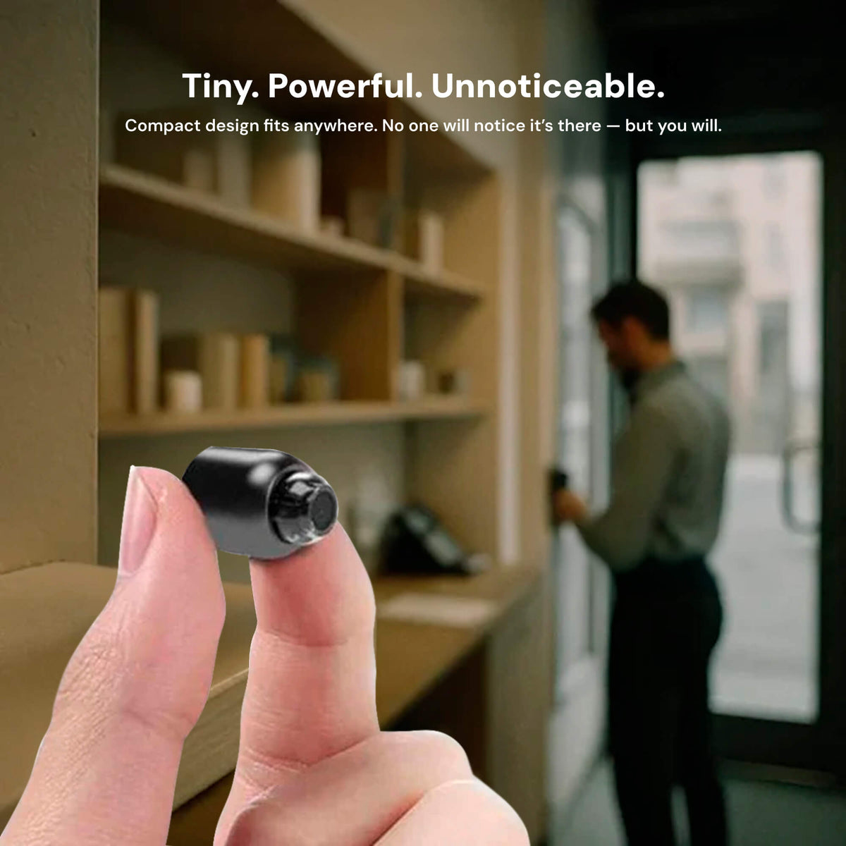 Mini Draadloze Beveiligingscamera met Audio 1080P Nachtzicht WiFi Bewakingscamera Indoor voor Thuisbeveiliging Bewegingsdetectie Mobiele App