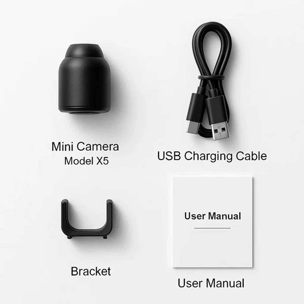 Compacte Bewakingscamera met Audio & Nachtzicht - WiFi & Hotspot