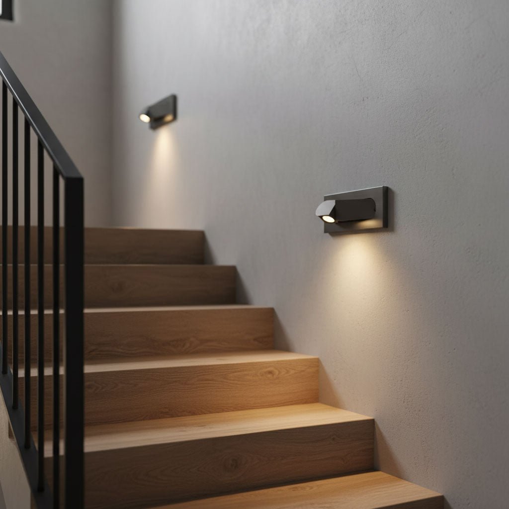 LED wandlamp met verborgen schakelaar - druk in, druk uit - verstelbare kop voor leeslicht naast bed