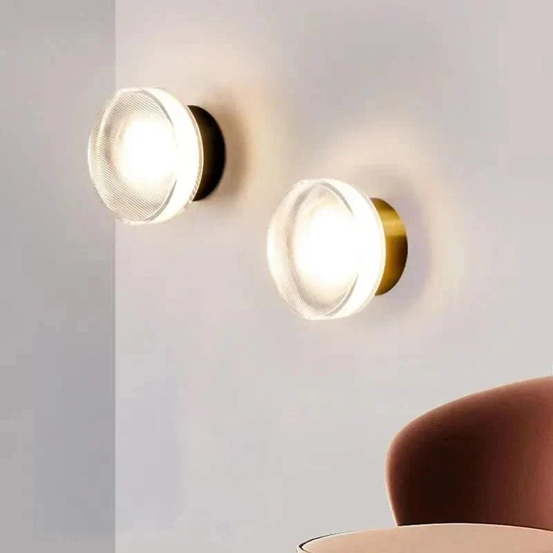 Dimbare Wandlamp LED Aluminium Glas Modern Hal Slaapkamer Stijlvol Interieur Verlichting Energiebesparend Warm Wit Licht 30cm Elegant Design voor Woonkamer