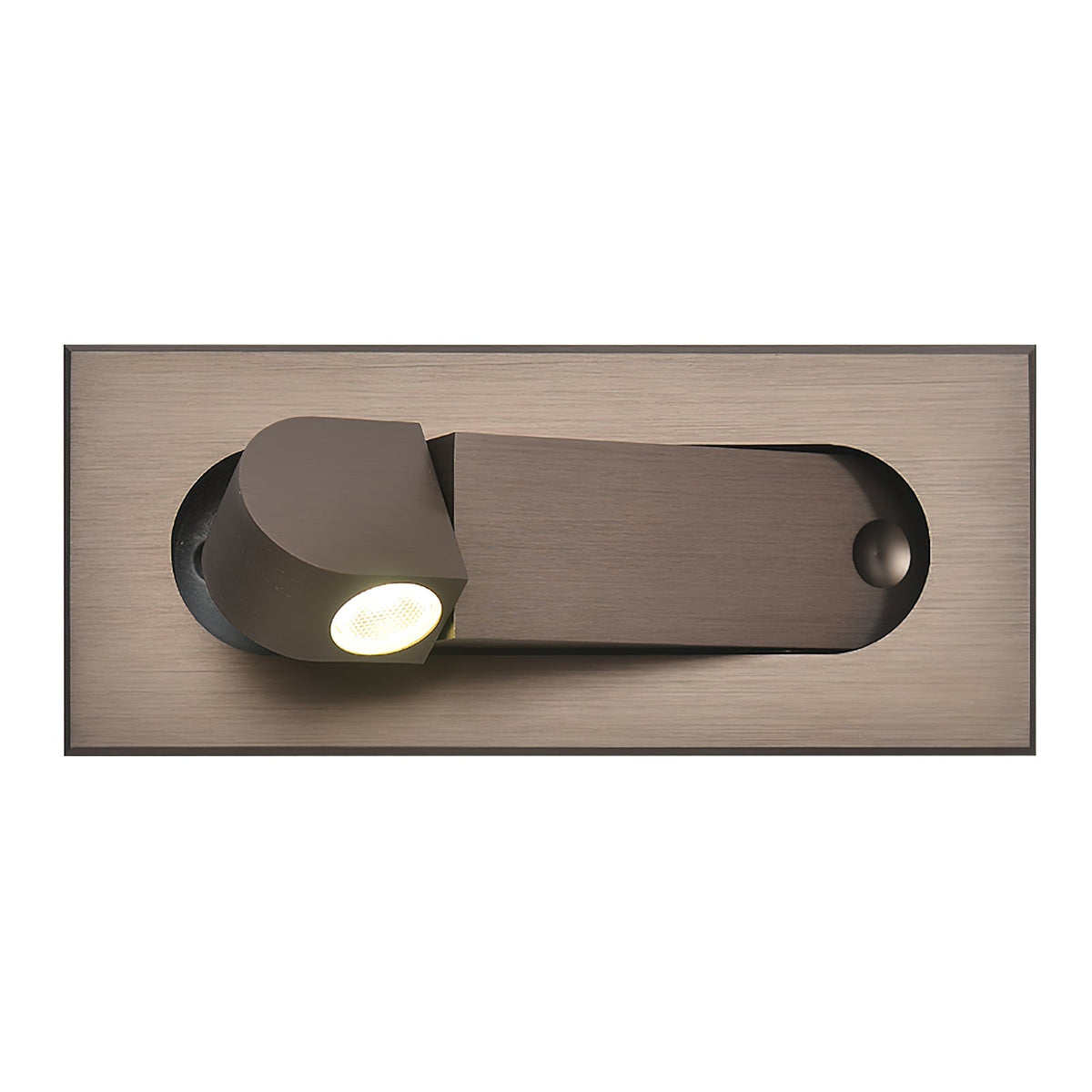 LED wandlamp met verborgen schakelaar - druk in, druk uit - verstelbare kop voor leeslicht naast bed