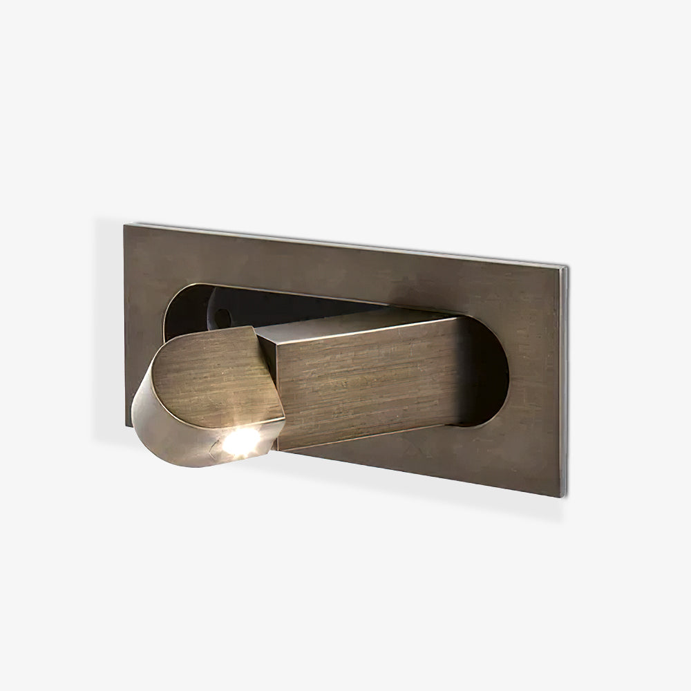 LED wandlamp met verborgen schakelaar - druk in, druk uit - verstelbare kop voor leeslicht naast bed