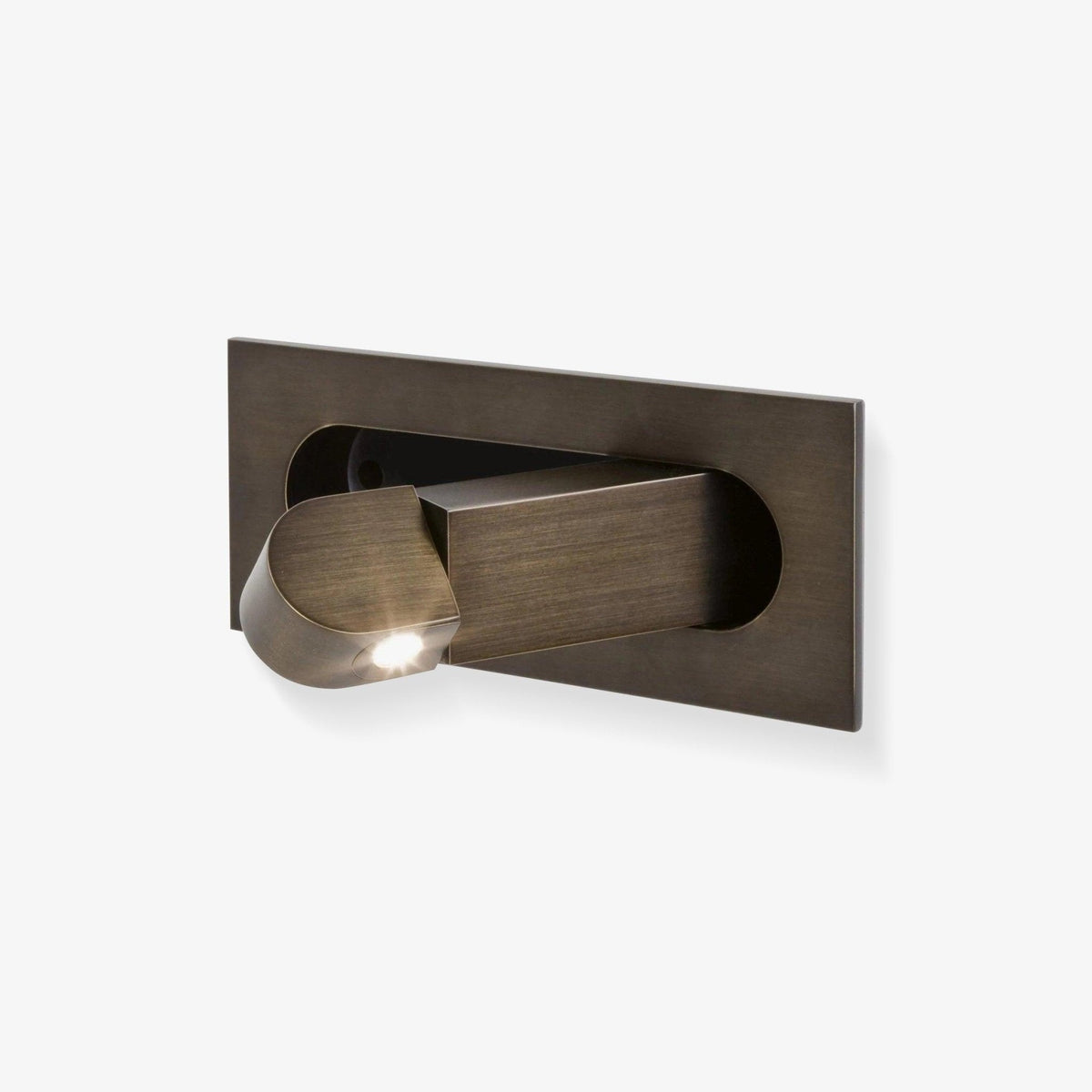 LED wandlamp met verborgen schakelaar - druk in, druk uit - verstelbare kop voor leeslicht naast bed