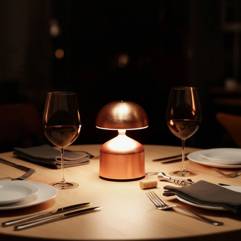 Moderne IJzeren Tafellamp Dimbaar & Oplaadbaar USB LED 5 Vormen