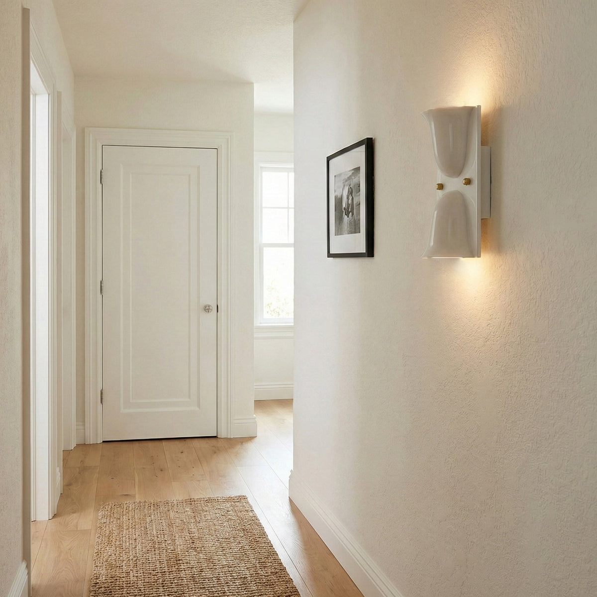 Mollo Wandlamp - Organische Hars & IJzer Wandverlichting