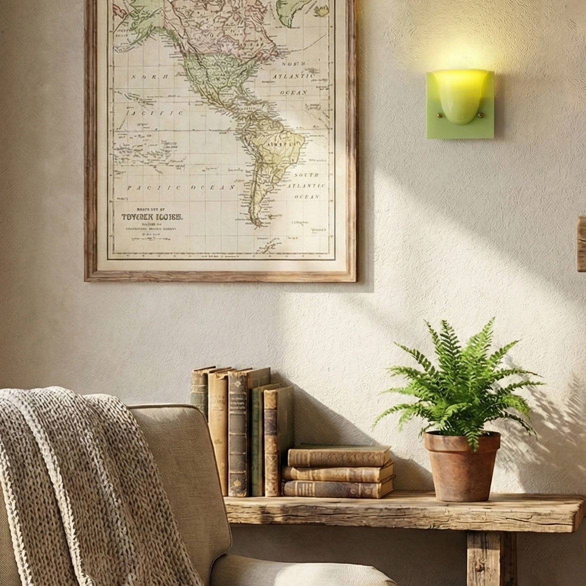 Mollo Wandlamp - Organische Hars & IJzer Wandverlichting