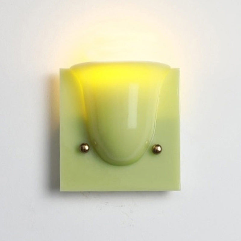 Mollo Wandlamp - Organische Hars & IJzer Wandverlichting