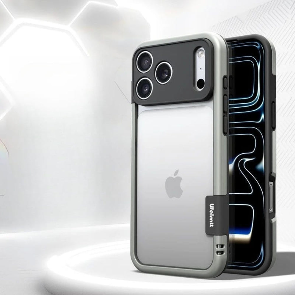 Tweekleurige Siliconen iPhone Bumper Case met Camerarand Bescherming Shockproof Hoesje voor iPhone 13-17