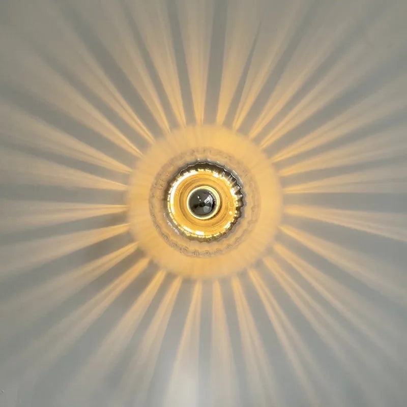 Wandlamp Glas Scandinavisch Bauhaus Metaal E14 Woonkamer Gang Trap Modern