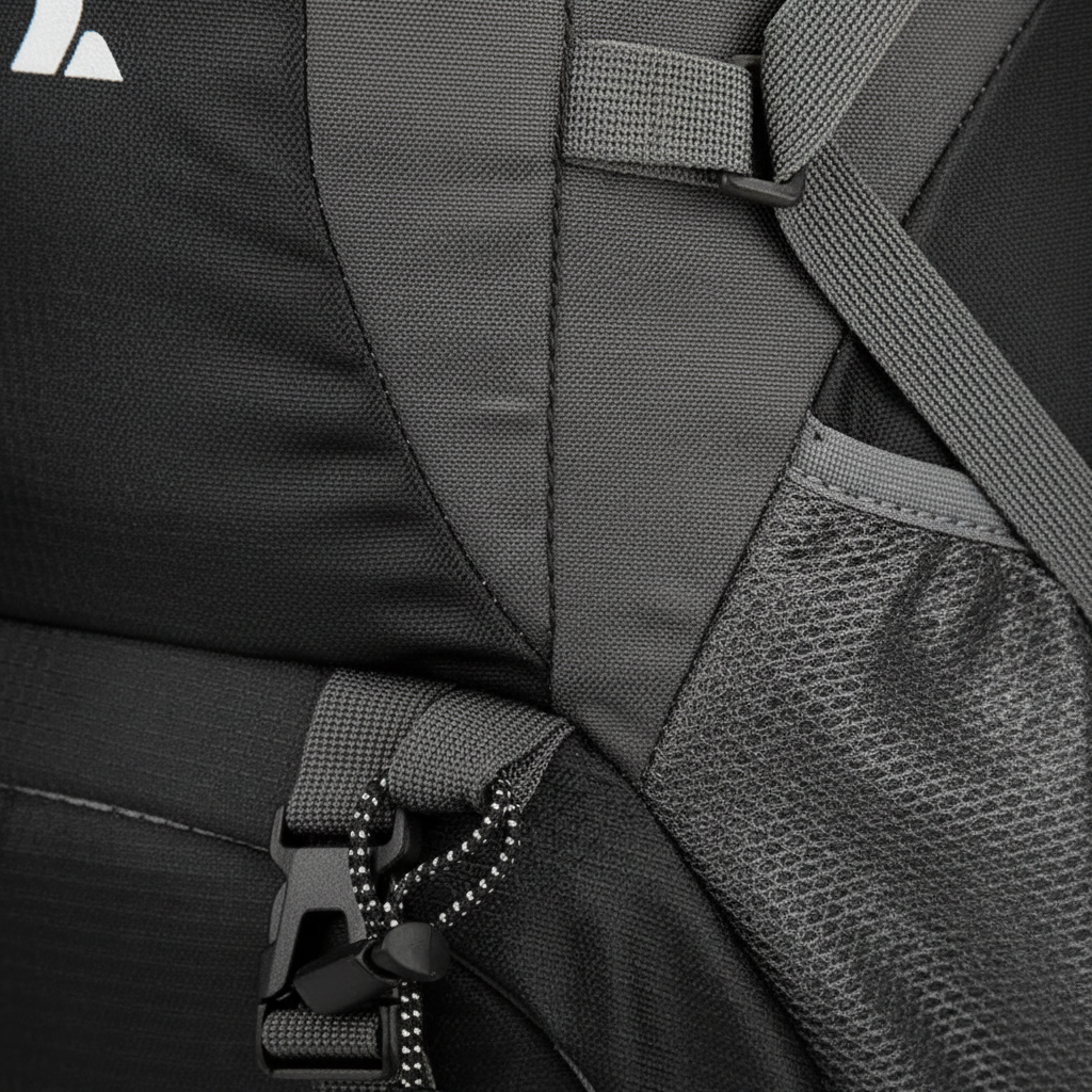 Outdoor Rugzak 50L met Schoenenvak Ademend Rugpaneel Verstelbare Heupgordel Waterdicht Trekking Backpack