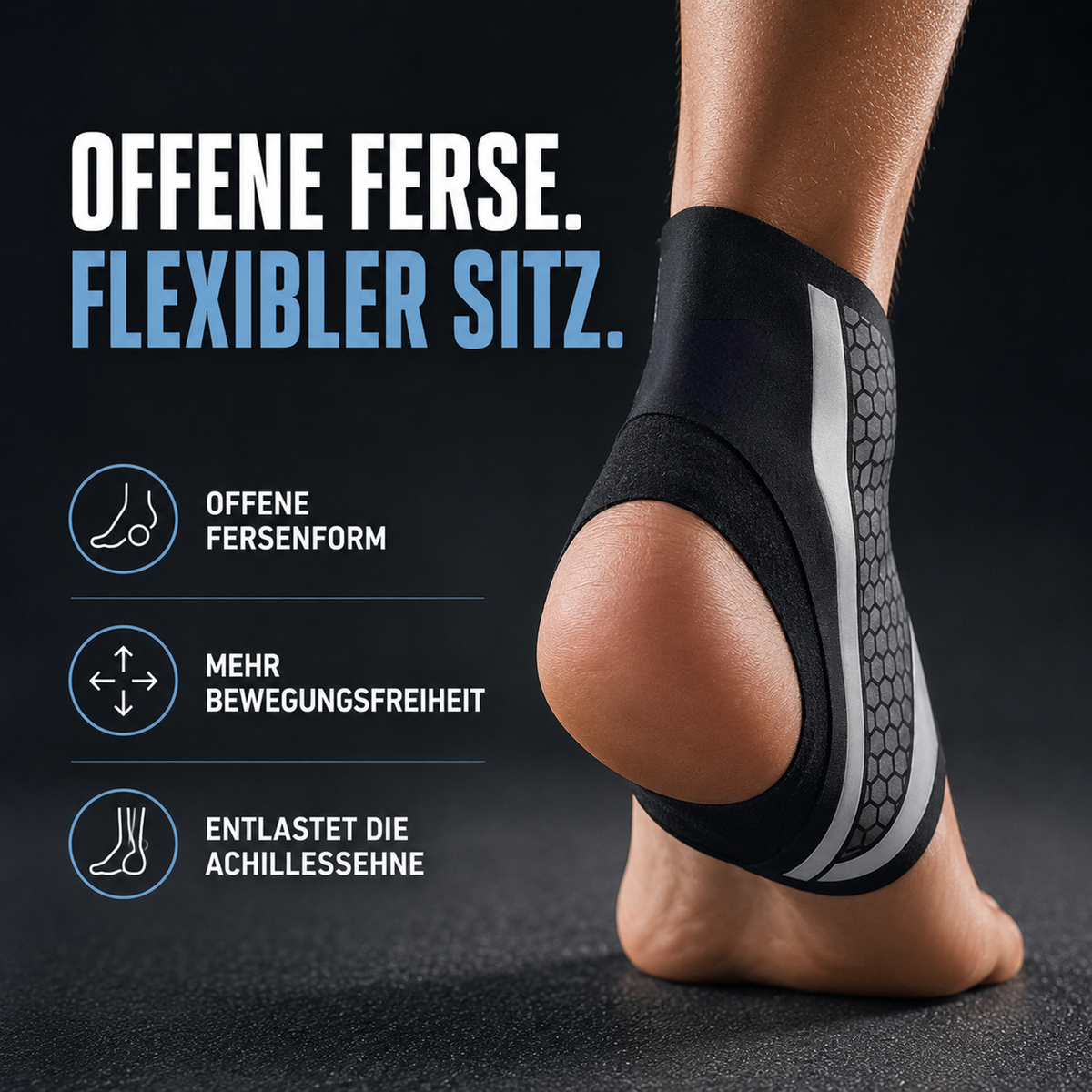Verstelbare Enkelbrace voor Sport en Herstel - Flexibele Ondersteuning met Compressie