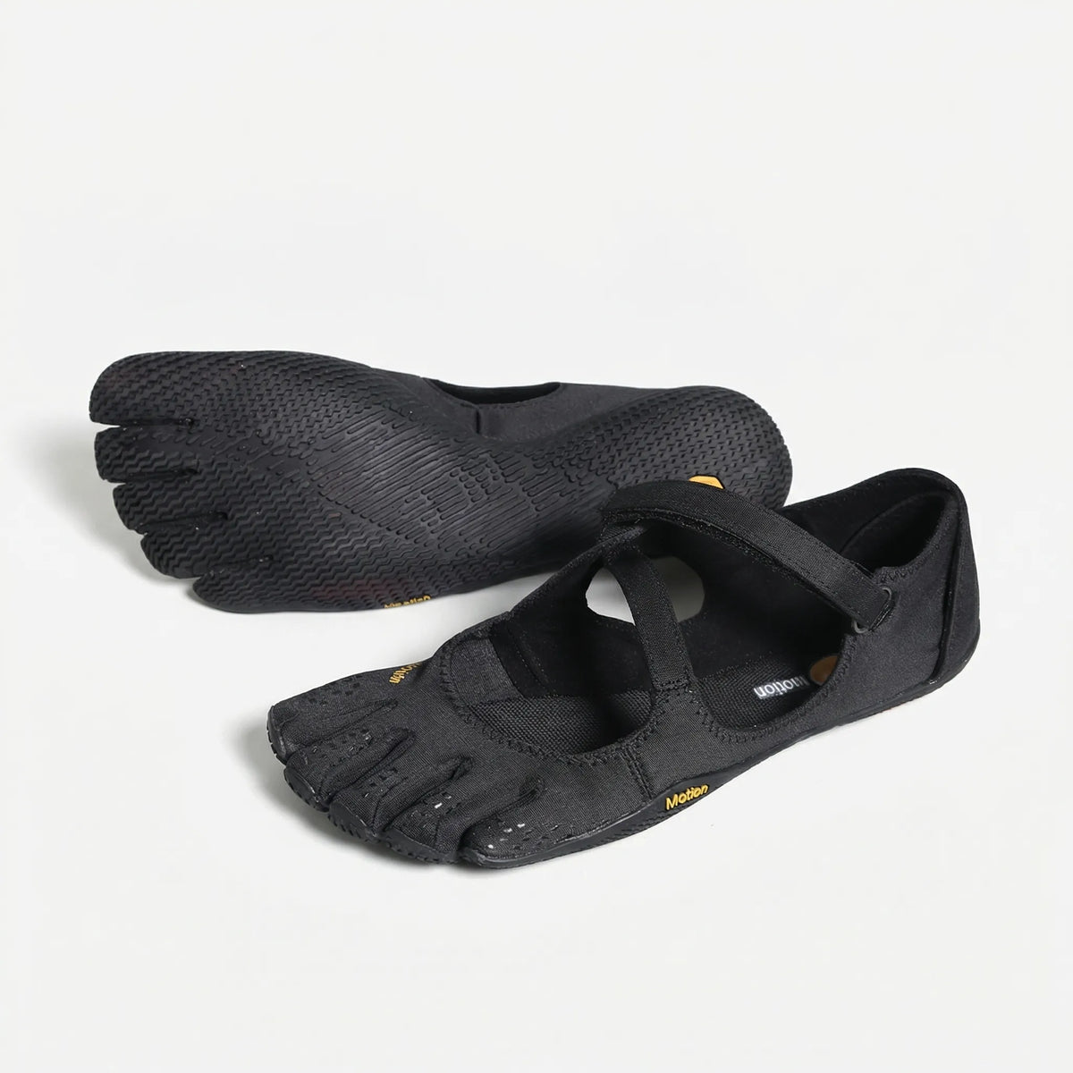 Minimalistische Vijfteenschoenen Flexibel Vlak Barefoot Yoga Fitness Watersport Dames Zwart Wit Grijs