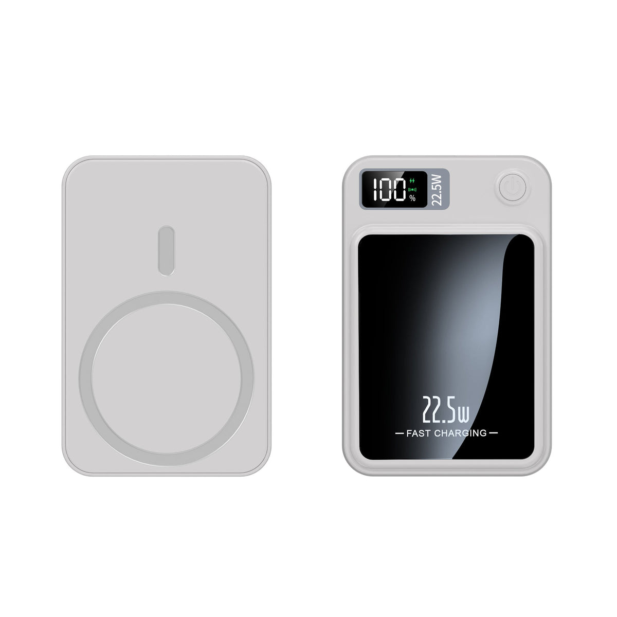 Draadloze Powerbank 20000mAh met LED-Display Snellaadfunctie voor Smartphone Tablet Externe Accu Oplader
