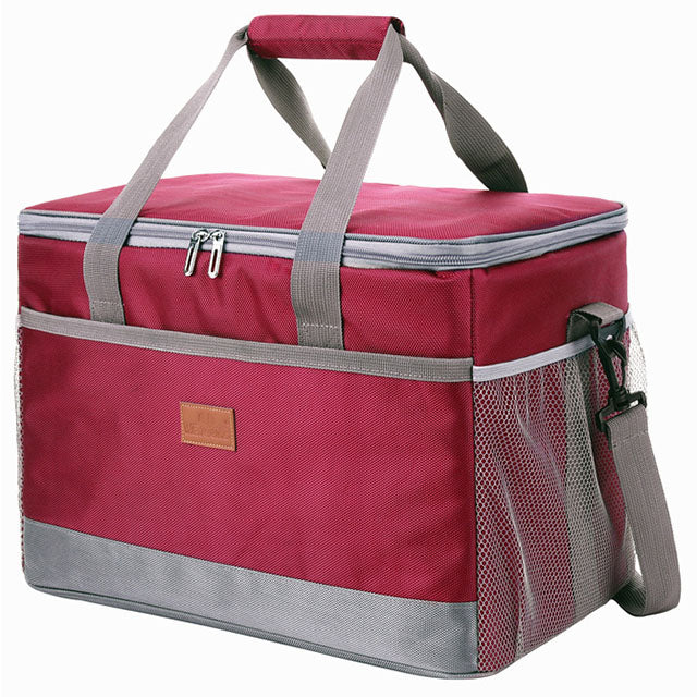 Geïsoleerde Koeltas 33L Waterdicht Oxford Picknick Strand Camping Wandelen Outdoor Duurzaam Draagbaar