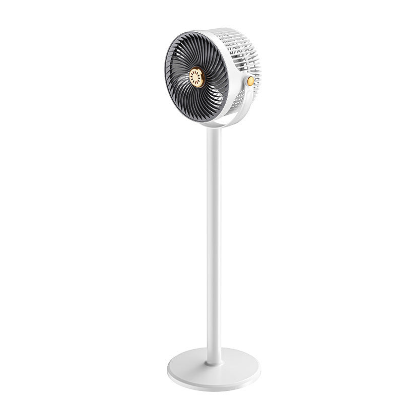 Ventilator 360 Graden Rotatie Staand 86,5 cm Stille Motor Grijs Wit Verstelbare Hoogte Woonkamer