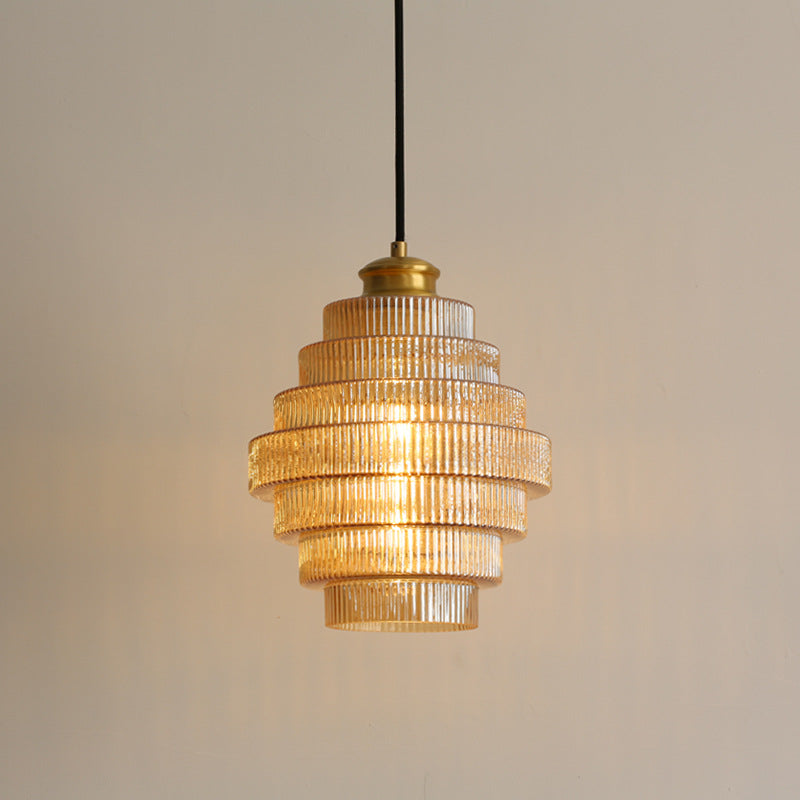 Glazen Hanglamp met Metalen Flessendesign E27 Fitting Diameter 22cm voor Keuken Eetkamer Woonkamer Verlichting