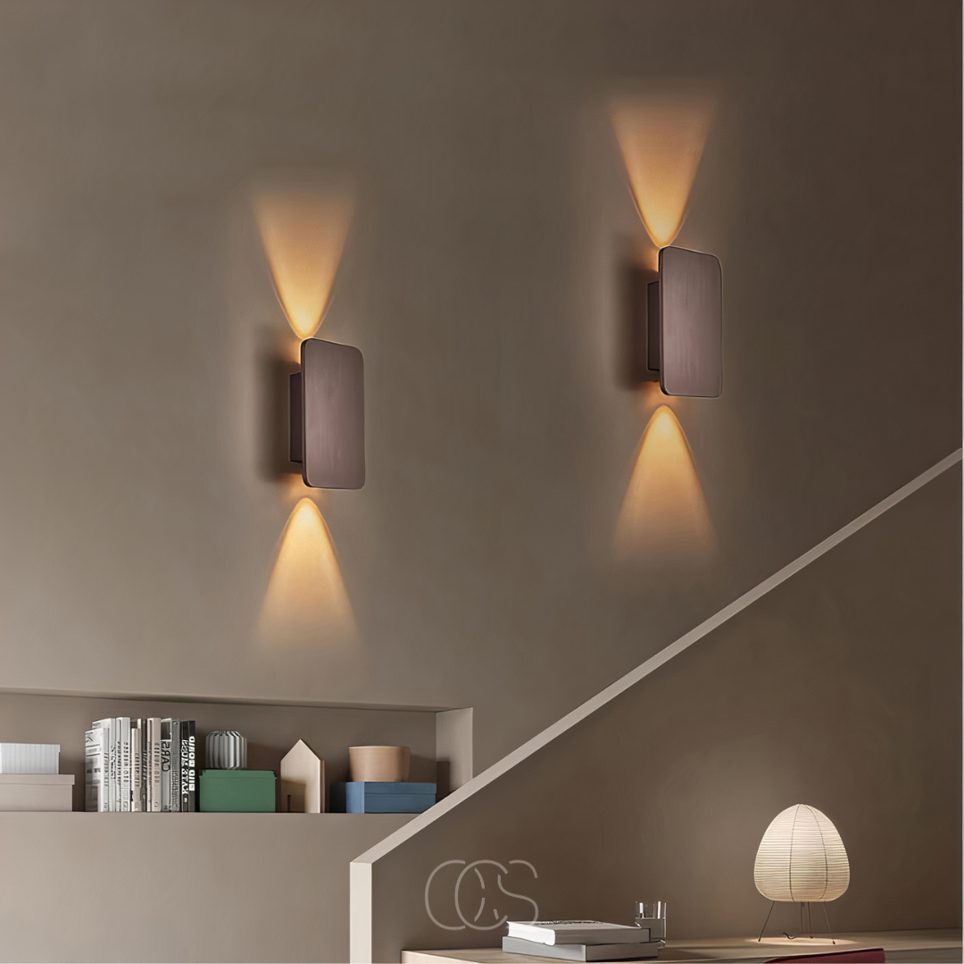 Wandlamp LED Houtlook Sfeerlicht Modern Design Slaapkamer Hal Woonkamer Accentverlichting Warm Licht