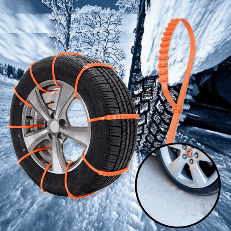 Anti-Slip Sneeuwkettingen voor Auto's 6,5-10,5 Inch Banden SUV Bestelauto Veilig Grip Winter