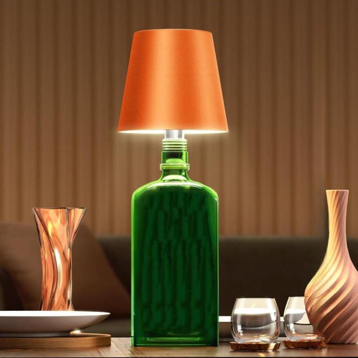 Draadloze Tafellamp met Touch Bediening Dimbaar USB Oplaadbaar Sfeerverlichting Nachtlampje voor Binnen en Buiten