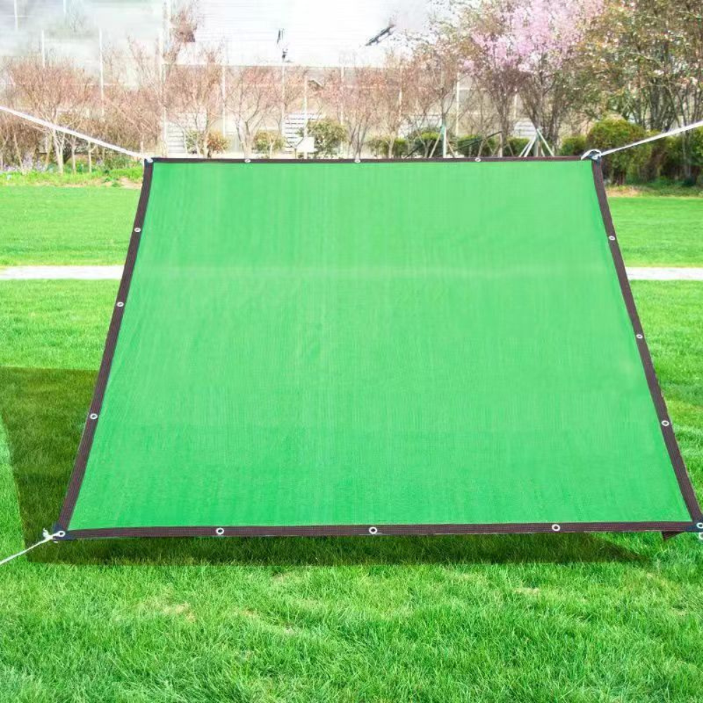 Schaduwdoek Camping HDPE ademend - rechthoekig zonnedoek voor caravan, tent en camperplaats
