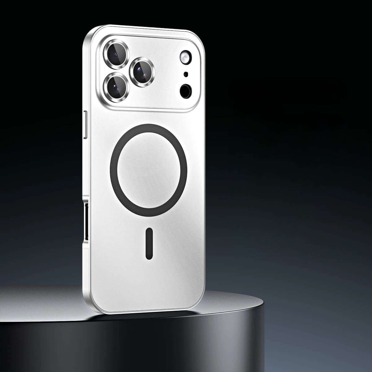 Aluminium Telefoonhoesje Snap-Lock MagSafe Compatibel Camerabescherming Ultradun Schokbestendig iPhone 13-17
