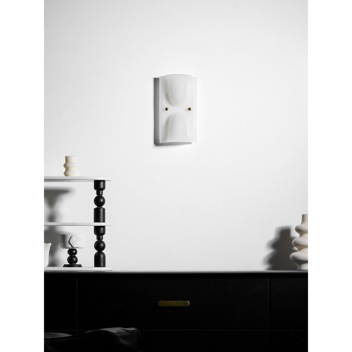 Mollo Wandlamp - Organische Hars & IJzer Wandverlichting
